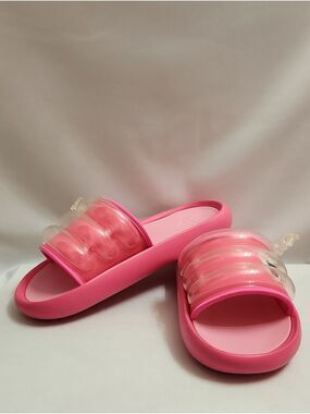 Adidas Adilette Zplaash Lucid Pink Slide Sandals (Size 9)